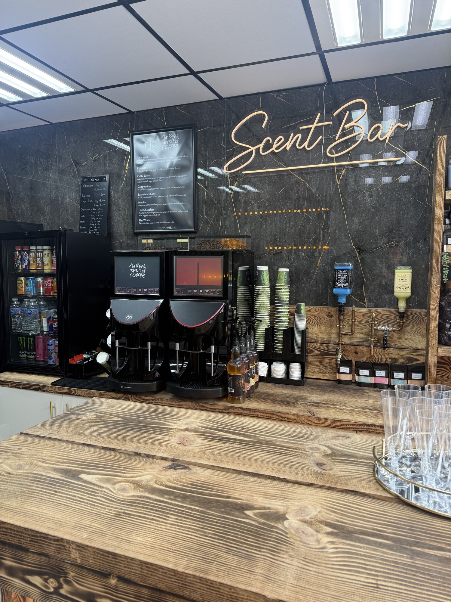 Scent Bar with Rijo coffee machines